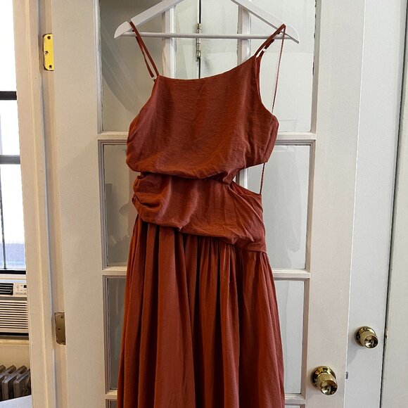 Moon River Cutout Dress – Terracotta (M) - Picture 1 of 3